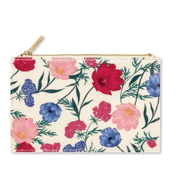kate spade Handbags - 🐝NWOT Kate Spade floral pencil case zipper makeup cosmetic bag holder slim